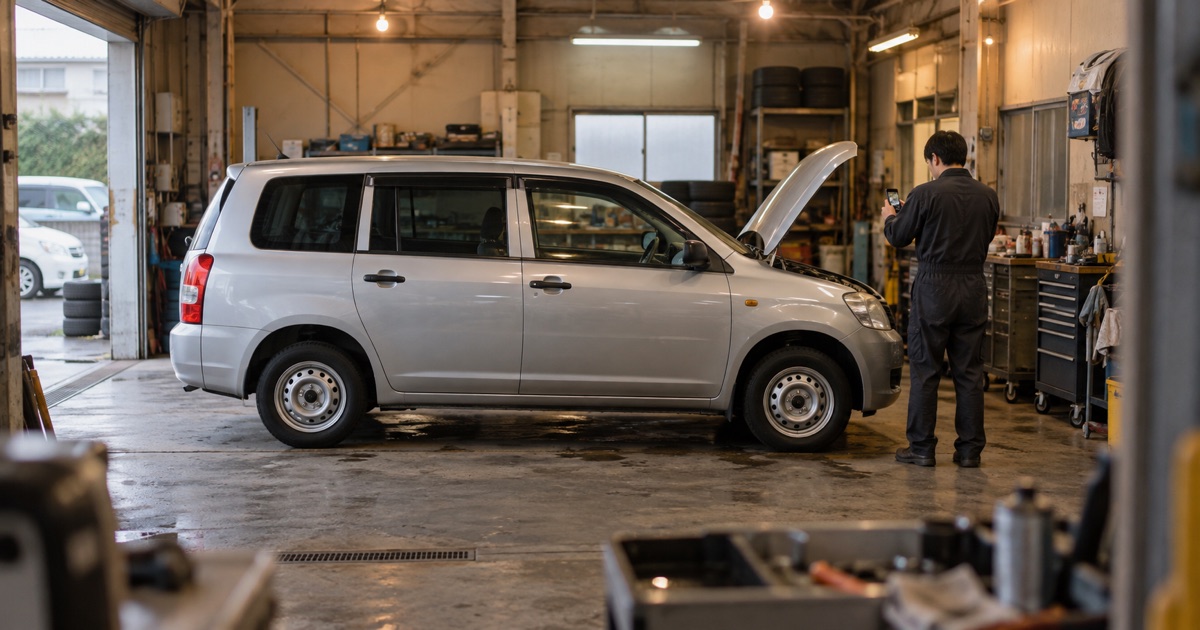 車屋のインスタ集客の手順と在庫や整備の発信方法のイメージ写真