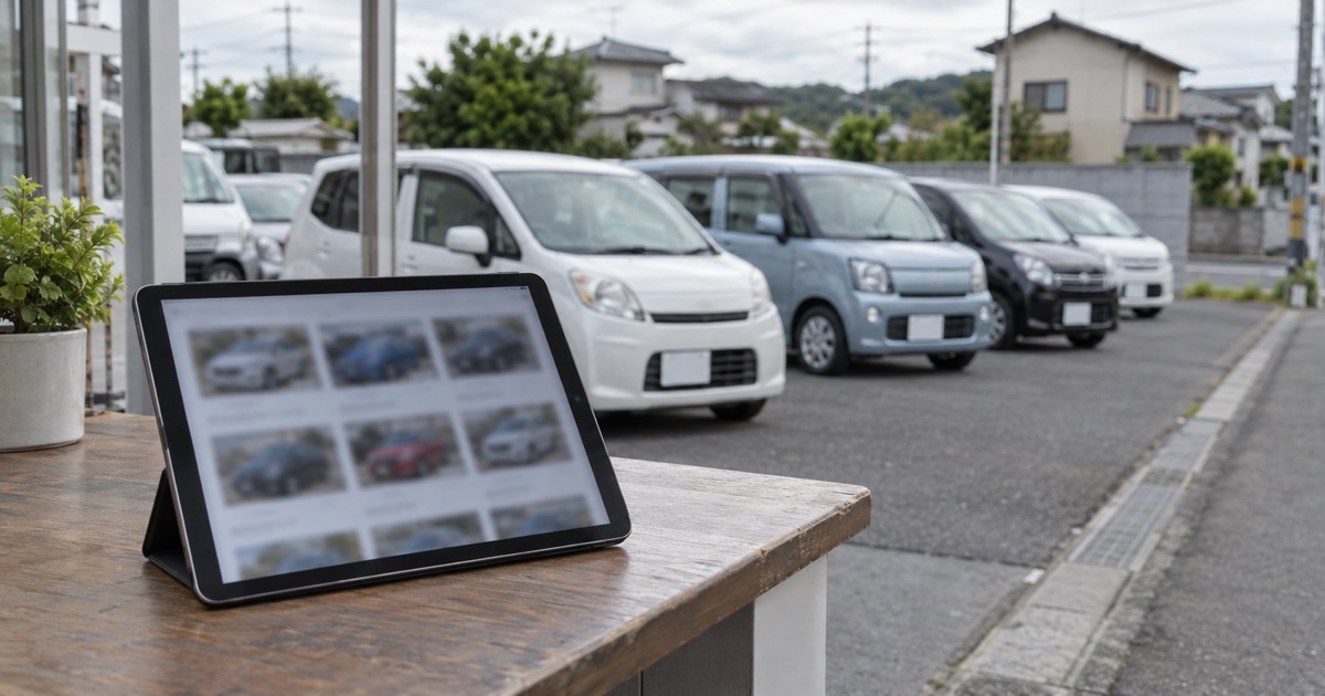 中古車販売店向けホームページの役割と集客の進め方のイメージ写真