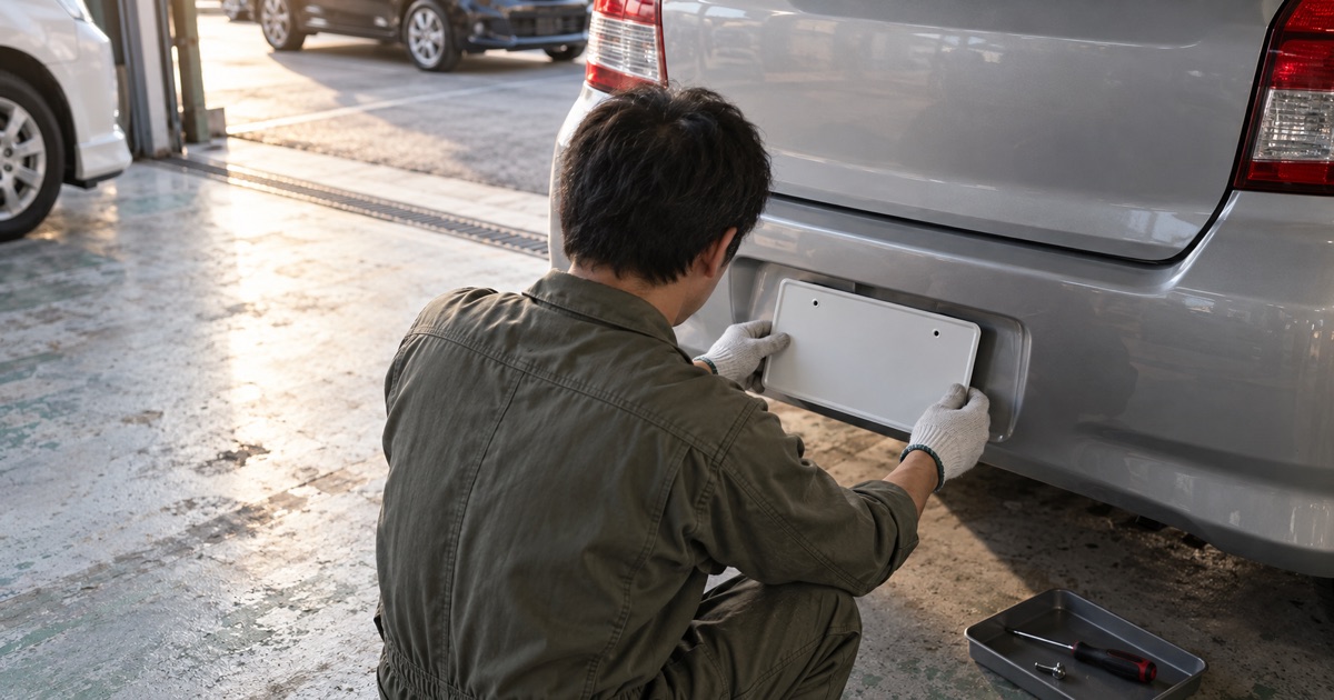 中古車販売店のナンバープレート対応と集客の関係【2026】のイメージ写真